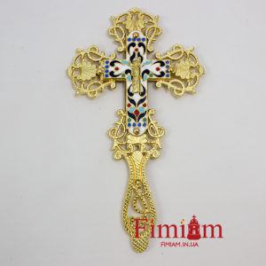 Хрест напрестольний смальта 70-637