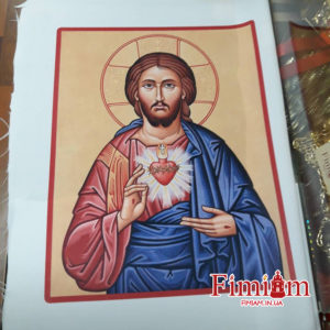 Ікона на полотні Непорочне Серце Ісуса