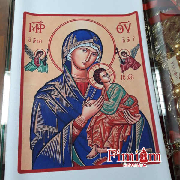 Ікона на полотні Матері Божої Неустанної Помочі