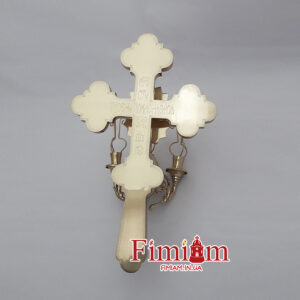 Хрест-трисвічник пасхальний №2